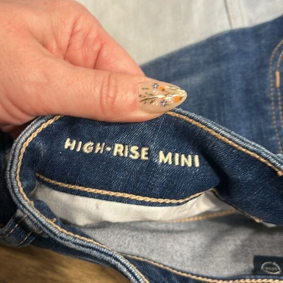 American Eagle High Rise Mini Skirt denim size 8 - Picture 4 of 9